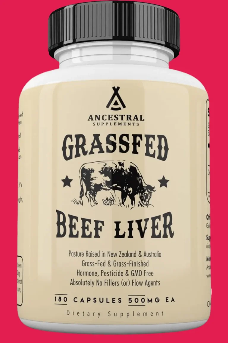 Ancestral Supplements Grass Fed Beef Liver Capsules